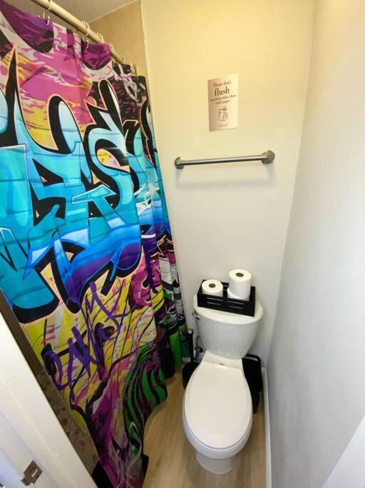 Cozy & Colorful Miami Art Canvas W/Hottub & Murals Buitenkant foto